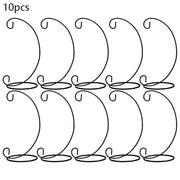 10PCS Metal Plant Pot Flower Bauble Holder Ornament Hanging Display Stand Hanger CEEJAY