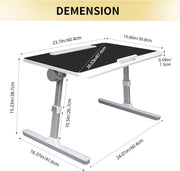 Lap Desk For Laptop, Portable Bed Table Desk, Laptop Desk With LED Light And Drawer, Adjustable Laptop Stand For Bed, Sofa, Study, Reading CEEJAY