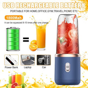 Electric Juice Maker Portable Blender Smoothie Mini Juicer Fruit Machine 400ml CEEJAY