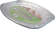 PPS 3 x Aluminium Platter TRAY-44cm x 29cm Disposable foil Catering Serving Dish AzonUK