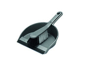 Addis Housewares Dustpan and Soft Brush Set, Metallic Silver AzonUK