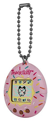 BandAI Tamagotchi Original Denim Patches Shell | Tamagotchi Original Cyber Pet 90s Adults and Kids Toy with Chain | Retro Virtual Pets are Great Boys and Girls Toys or Gifts for Ages 8+ AmazonUK