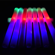 50-100pc LED Foam Sticks Flashing MultiColor Glow In Dark Light Up Party Concert My Store