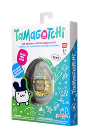 BandAI Tamagotchi Original Denim Patches Shell | Tamagotchi Original Cyber Pet 90s Adults and Kids Toy with Chain | Retro Virtual Pets are Great Boys and Girls Toys or Gifts for Ages 8+ AmazonUK