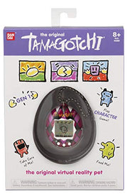 BandAI Tamagotchi Original Denim Patches Shell | Tamagotchi Original Cyber Pet 90s Adults and Kids Toy with Chain | Retro Virtual Pets are Great Boys and Girls Toys or Gifts for Ages 8+ AmazonUK