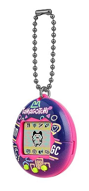 BandAI Tamagotchi Original Denim Patches Shell | Tamagotchi Original Cyber Pet 90s Adults and Kids Toy with Chain | Retro Virtual Pets are Great Boys and Girls Toys or Gifts for Ages 8+ AmazonUK