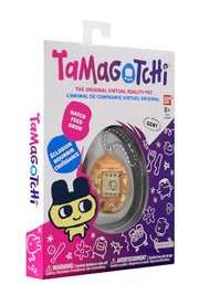 BandAI Tamagotchi Original Denim Patches Shell | Tamagotchi Original Cyber Pet 90s Adults and Kids Toy with Chain | Retro Virtual Pets are Great Boys and Girls Toys or Gifts for Ages 8+ AmazonUK