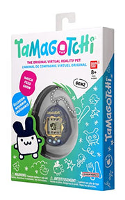 BandAI Tamagotchi Original Denim Patches Shell | Tamagotchi Original Cyber Pet 90s Adults and Kids Toy with Chain | Retro Virtual Pets are Great Boys and Girls Toys or Gifts for Ages 8+ AmazonUK