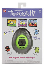 BandAI Tamagotchi Original Denim Patches Shell | Tamagotchi Original Cyber Pet 90s Adults and Kids Toy with Chain | Retro Virtual Pets are Great Boys and Girls Toys or Gifts for Ages 8+ AmazonUK