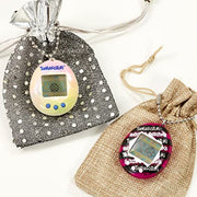 BandAI Tamagotchi Original Denim Patches Shell | Tamagotchi Original Cyber Pet 90s Adults and Kids Toy with Chain | Retro Virtual Pets are Great Boys and Girls Toys or Gifts for Ages 8+ AmazonUK