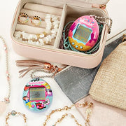 BandAI Tamagotchi Original Denim Patches Shell | Tamagotchi Original Cyber Pet 90s Adults and Kids Toy with Chain | Retro Virtual Pets are Great Boys and Girls Toys or Gifts for Ages 8+ AmazonUK