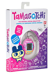 BandAI Tamagotchi Original Denim Patches Shell | Tamagotchi Original Cyber Pet 90s Adults and Kids Toy with Chain | Retro Virtual Pets are Great Boys and Girls Toys or Gifts for Ages 8+ AmazonUK