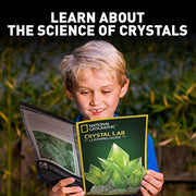 National Geographic Crystal Growing Kit for Kids - Educational Science Kits for Kids Age 8+ with 3 Crystals, 4 Genuine Gemstones and Light-Up Base | STEM Gifts for 8+ Year Old Boys and Girls MuhammadEssa786