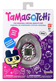 BandAI Tamagotchi Original Denim Patches Shell | Tamagotchi Original Cyber Pet 90s Adults and Kids Toy with Chain | Retro Virtual Pets are Great Boys and Girls Toys or Gifts for Ages 8+ AmazonUK