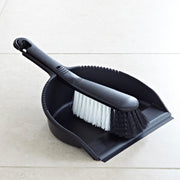 Addis 505874 Dustpan and Stiff Brush Set, Black,22.5 x 31.5 x 11 cm NoorulsaharStores