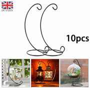 10PCS Metal Plant Pot Flower Bauble Holder Ornament Hanging Display Stand Hanger CEEJAY