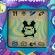 BandAI Tamagotchi Original Denim Patches Shell | Tamagotchi Original Cyber Pet 90s Adults and Kids Toy with Chain | Retro Virtual Pets are Great Boys and Girls Toys or Gifts for Ages 8+ AmazonUK