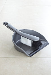 Addis 505874 Dustpan and Stiff Brush Set, Black,22.5 x 31.5 x 11 cm NoorulsaharStores