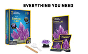 National Geographic Crystal Growing Kit for Kids - Educational Science Kits for Kids Age 8+ with 3 Crystals, 4 Genuine Gemstones and Light-Up Base | STEM Gifts for 8+ Year Old Boys and Girls MuhammadEssa786