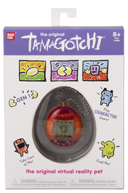 BandAI Tamagotchi Original Denim Patches Shell | Tamagotchi Original Cyber Pet 90s Adults and Kids Toy with Chain | Retro Virtual Pets are Great Boys and Girls Toys or Gifts for Ages 8+ AmazonUK