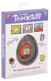 BandAI Tamagotchi Original Denim Patches Shell | Tamagotchi Original Cyber Pet 90s Adults and Kids Toy with Chain | Retro Virtual Pets are Great Boys and Girls Toys or Gifts for Ages 8+ AmazonUK