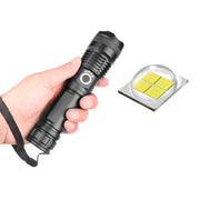 High Power 12000000 Lumen Ultra Bright Aluminum Flashlight LED Rechargeable UK CEEJAY