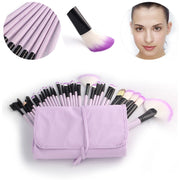 32Pcs Makeup Brushes Pouch Set Blending Powder Puff Professional Cosmetics Tools CEEJAY