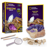 National Geographic Crystal Growing Kit for Kids - Educational Science Kits for Kids Age 8+ with 3 Crystals, 4 Genuine Gemstones and Light-Up Base | STEM Gifts for 8+ Year Old Boys and Girls MuhammadEssa786