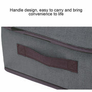 2 IN 1 Foldable Square Fabric Canvas Storage Boxes Portable Drawer