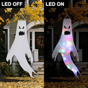 Halloween LED Light Hanging Ghost For Halloween Party Home Outdoor Indoor Decoration Large Glowing Spooky Lamp Horror Props 2024