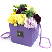 Soap Flower Bouquet - Purple Flower Garden AmazonUK