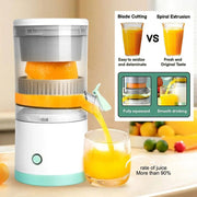 Electric Citrus Juicer Juice Squeezer Portable Press Machine Fruit Extractor UK CEEJAY