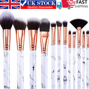 Makeup Brushes  Professional 12Pcs Marble Make Up Brushes Set CEEJAY