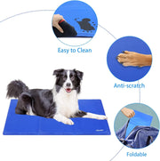 Dog Cooling Mat Non-Toxic Self Cool Gel Mat For Pets , Prevent Overheating During Rest & Sleep CEEJAY