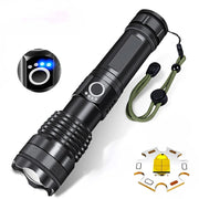 High Power 12000000 Lumen Ultra Bright Aluminum Flashlight LED Rechargeable UK CEEJAY