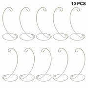 10PCS Metal Plant Pot Flower Bauble Holder Ornament Hanging Display Stand Hanger CEEJAY