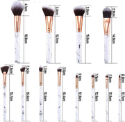 Makeup Brushes  Professional 12Pcs Marble Make Up Brushes Set CEEJAY