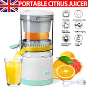 Electric Citrus Juicer Juice Squeezer Portable Press Machine Fruit Extractor UK CEEJAY