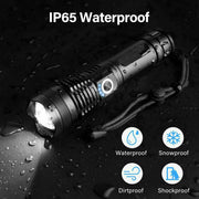 High Power 12000000 Lumen Ultra Bright Aluminum Flashlight LED Rechargeable UK CEEJAY