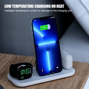 3In1 Wireless Charger Dock Charging Stand For Watch Mobile Phone