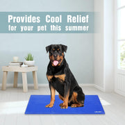 Dog Cooling Mat Non-Toxic Self Cool Gel Mat For Pets , Prevent Overheating During Rest & Sleep CEEJAY